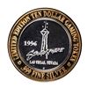 Image 2 : .999 Silver Stratosphere Las Vegas, Nevada $10 Casino Limited Edition Gaming Token