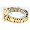 Image 9 : Rolex Ladies 18K Yellow Gold Blue Vignette Diamond Datejust President Wristwatch