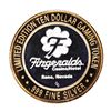 Image 2 : .999 Silver Fitzgerald's Casino & Hotel Las Vegas, NV $10 Limited Edition Gaming Token