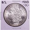 Image 1 : 1883-CC $1 Morgan Silver Dollar Coin