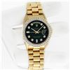 Image 3 : Rolex Men's 18K Yellow Gold Diamond Day Date Presidential Watch With Rolex Box