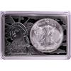 Image 1 : 2012 $1 American Silver Eagle Coin & 2oz Silver Bar Set