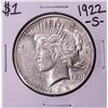 Image 1 : 1922-S $1 Peace Silver Dollar Coin