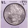 Image 1 : 1890-S $1 Morgan Silver Dollar Coin