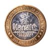 Image 2 : .999 Silver Harrah's Casino Reno Nevada $10 Casino Limited Edition Gaming Token