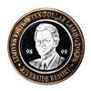 Image 1 : .999 Fine Silver Riverside Casino Laughlin, NV $10 Limited Edition Gaming Token