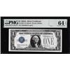 Image 1 : 1928A $1 Funnyback Silver Certificate Note Fr.1601 PMG Choice Uncirculated 64EPQ