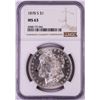 Image 1 : 1878-S $1 Morgan Silver Dollar Coin NGC MS63