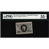 Image 1 : 1863 Second Issue 10 Cent Fractional Currency Note Fr.1247 PMG About Uncirculated 55EPQ