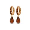 Image 1 : Genuine 5.35 ctw Garnet Earrings 14KT Rose Gold - REF-43M6T