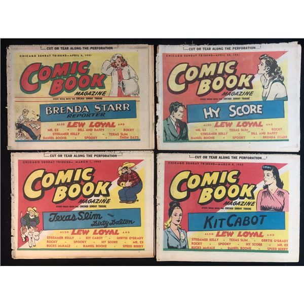 1941 COMIC BOOK MAGAZINE LOT (EXCELLENT CONDITION)