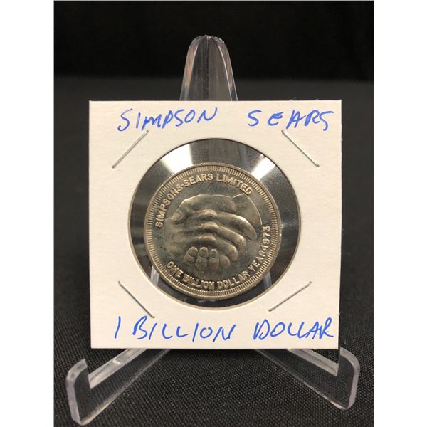 SIMPSON SEARS 1 BILLION DOLLAR COIN 1973