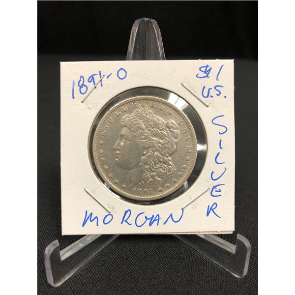 1891 US MORGAN SILVER DOLLAR NEW ORLEANS MINT