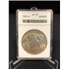 Image 1 : 1922 GRADED US PEACE SILVER DOLLAR (AU 58)