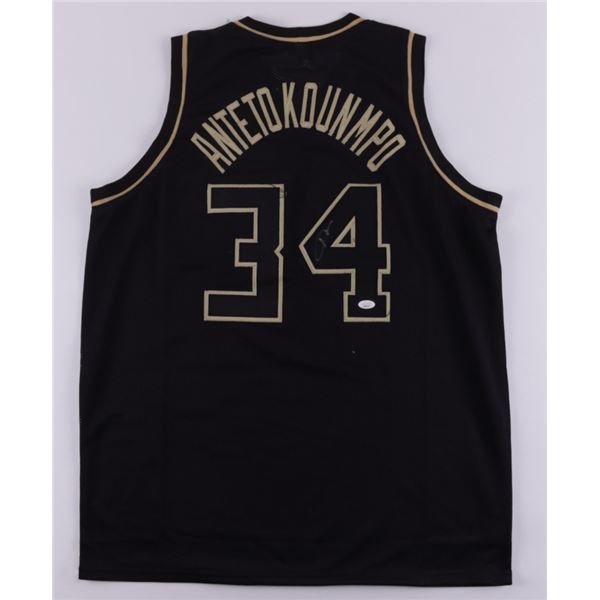 GIANNIS ANTETOKOUNMPO SIGNED MILWAUKEE BUCKS JERSEY (JSA)