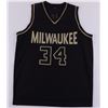 Image 3 : GIANNIS ANTETOKOUNMPO SIGNED MILWAUKEE BUCKS JERSEY (JSA)