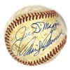 Image 2 : JOE DIMAGGIO AND MARILYN MUNROE DUAL SIGNED BASEBALL (GFA FULL LETTER COA)