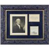 Image 1 : George Washington Authentic Signed 1.4x3.5 Framed Cut Signature Display (Beckett LOA)