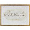 Image 2 : George Washington Authentic Signed 1.4x3.5 Framed Cut Signature Display (Beckett LOA)