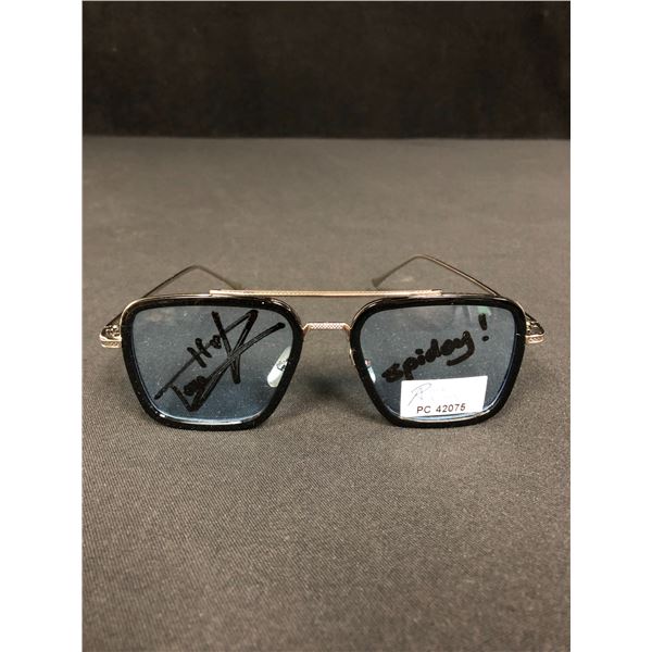 TOM HOLLAND SIGNED TONY STARK GLASSES (RA COA)