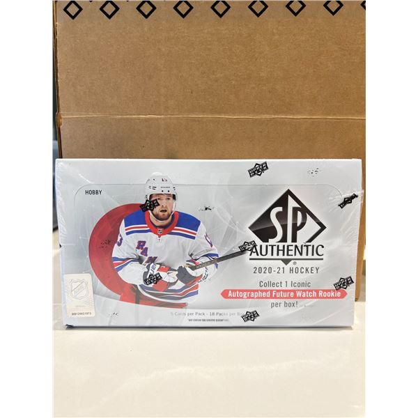 2020-21 UPPER DECK SP AUTHENTIC SEALED SPORTS CARD BOX