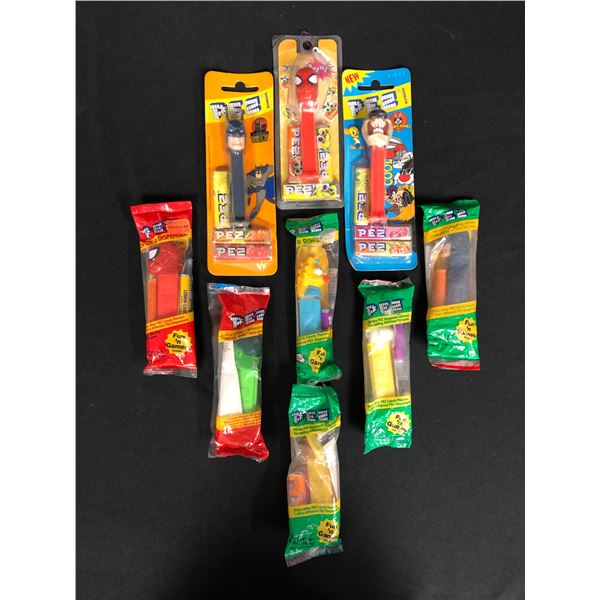 ASSORTED PEZ DISPENSER LOT