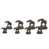 Image 1 : Opium Weight Set Bronze 8 Pieces Elephant (ANT-256A)