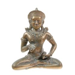 Rare Antique Thai Vajrasattva Khmer Silver (ANT-335)