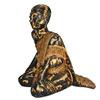 Image 3 : Large Gilded Buddhist Wood Monk Handcarved (CLB-126)