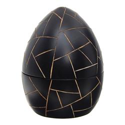 Handcarved Mango Wood Egg Box (DEC-305)