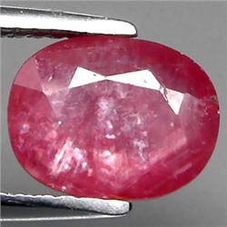 3.14ct Wonderful Oval Cut Pink Red Ruby RETAIL $1550 (GEM-4386)