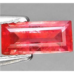.97 ct RARE  Baguette Cut Orange Pink Padparascha Sapphire VVS RETAIL $1150 (GEM-4485)