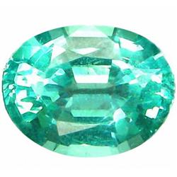 2.95ct RARE Oval Cut Blue Green Natural Apatite VVS RETAIL $1950 (GEM-4660)