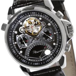 New Rousseau Mens Stainless Retro Sport Watch Ret $2795 (WAT-099)