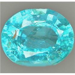 3.25ct RARE Oval Cut Blue Green Natural Apatite VS RETAIL $2050 (GEM-4518)