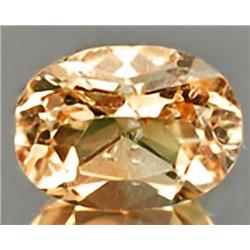 1.5ct RARE Graceful Oval Natural Champagne Imperial Topaz Brazil VVS RETAIL $1500 (GEM-4540C)