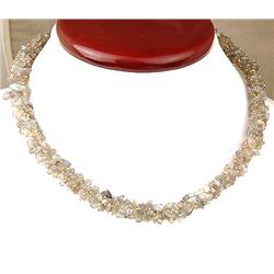 313ct RARE Boutique Designer Natural Labradorite Necklace 16" RETAIL $31500 (JEW-1180)