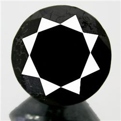6.58ct. VERY RARE Excellent DEEP BLACK Natural Diamond RETAIL $26000 (GEM-3666)