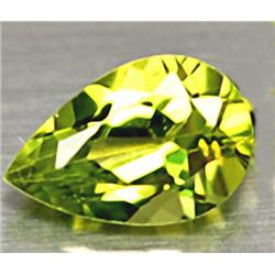 .9ct RARE Excellent Pear Neon Green Peridot VVS RETAIL $550 (GEM-4535B)