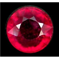 1.1ct RARE Round Top Blood Red Madascar Ruby AAA VS RETAIL $700 (GEM-4456B)