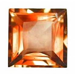 5.61ct RARE Perfect Imperial Topaz Square Untreated VVS RETAIL $5550 (GEM-4636)