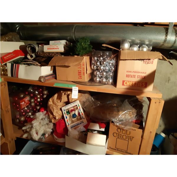 Assortment of Christmas Ornaments. Cat A.