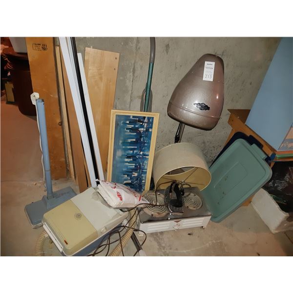 Vintage, Glow, General Electric, Floor Polisher, Hot Plate and More. Cat A.