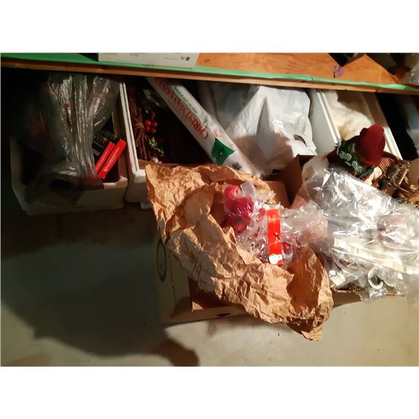 Assortment of Christmas ornaments. Cat A.