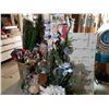 Image 1 : Assortment of Crafting Materials & Faux Flowers plus more. Cat A.