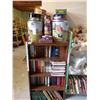 Image 1 : Book shelf, tins, books and magazines. Cat A.