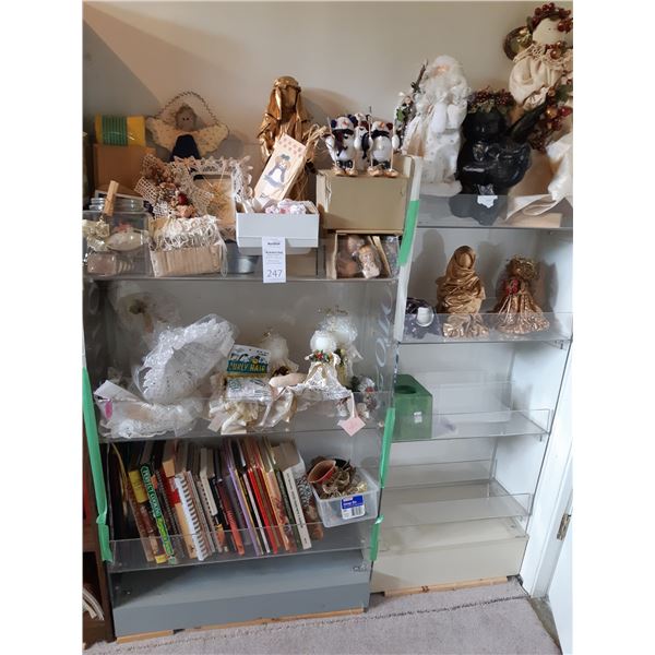 Clear Plastic Display Cases & Decorative Items.