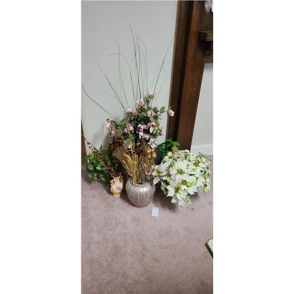 Faux Plants and Flowers w Containers. Cat C.
