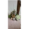 Image 1 : Faux Plants and Flowers w Containers. Cat C.