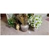 Image 2 : Faux Plants and Flowers w Containers. Cat C.